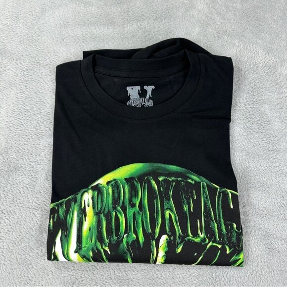 Vlone x Never Broke Again Slime Black T-Shirt Medium - Picture 6 of 13